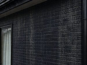 ダーク系サイディング外壁の汚れ劣化